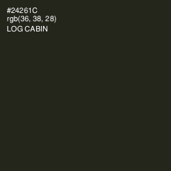 #24261C - Log Cabin Color Image